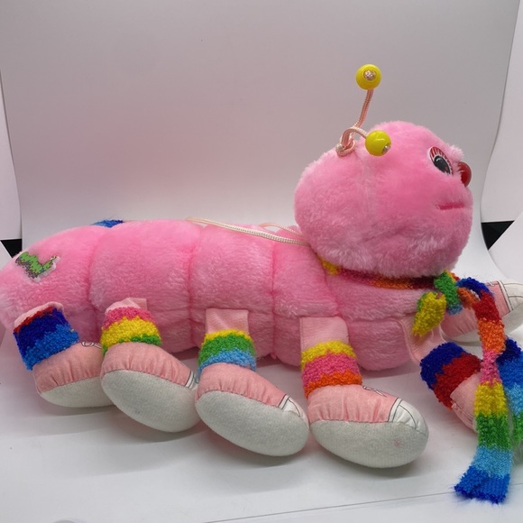 Vtg 84 Lots a Legggggggs Caterpillar plush - Picture 3 of 6